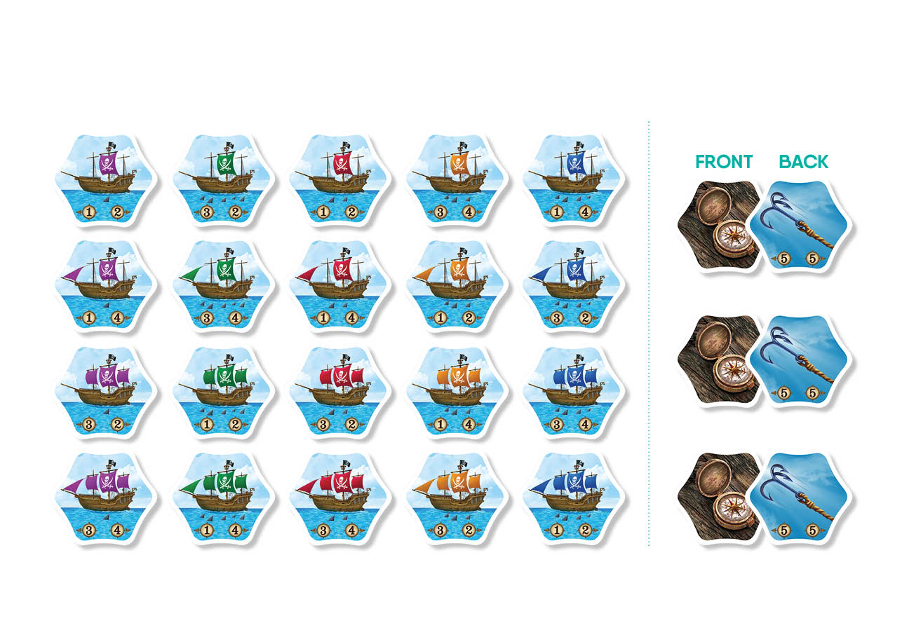 ArrrMada van Flexiq Games, the tiles