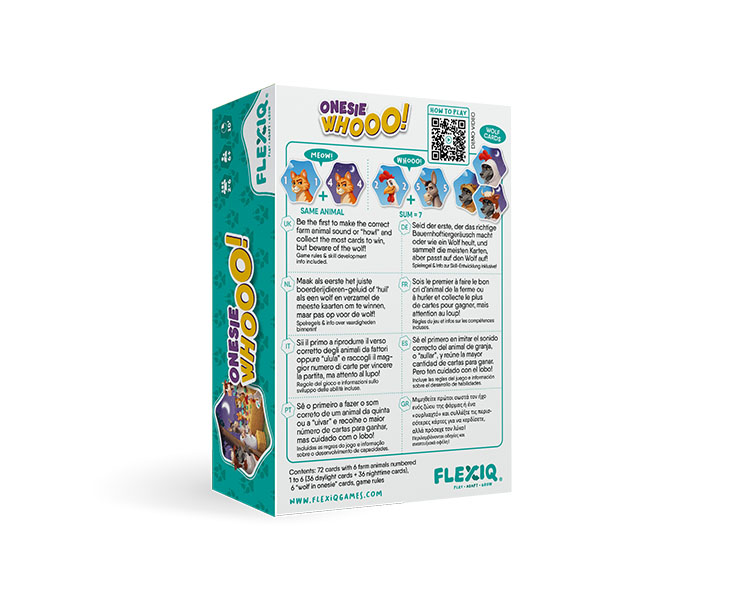260703-FlexiQ-FXG 702-OnesieWhooo!-3-Box-Back-ML-LR-v1 Flexiq Games - Onesie Whooo! game - achterkant van de box